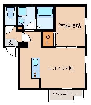 リテラ博多イーストⅠの間取り
