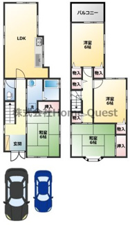 【間取り】 | 青谷一戸建て