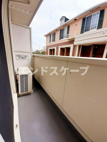 ローズシティーのバルコニー|高崎、前橋のお部屋探しはエンドスケープまで！お客様の理想お聞かせ下さい♪