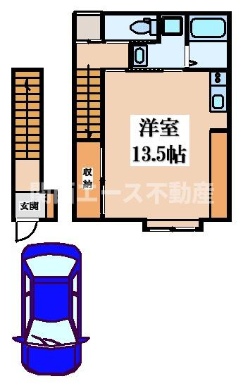 【間取り】 | 高井田本通2丁目ガレージハウス