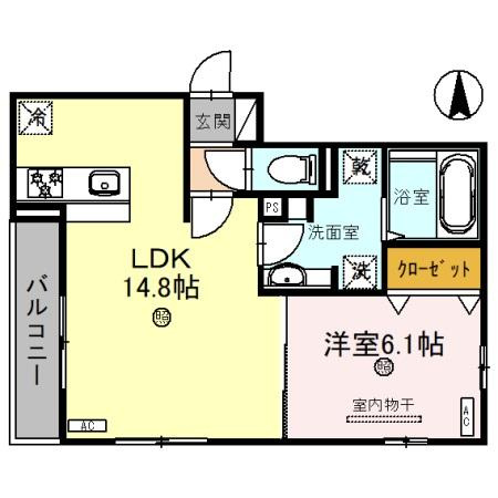 プルミエ　ラムールの間取り