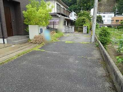 安佐北区口田南１丁目の前面道路含む現地写真