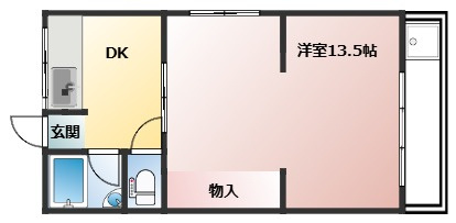 東山グリーンマンションの間取り