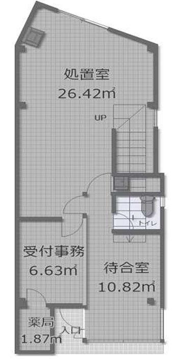塚本３丁目テナントの間取り