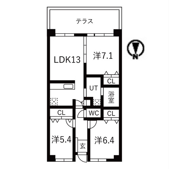 【間取り】 | シティコート目黒1号棟