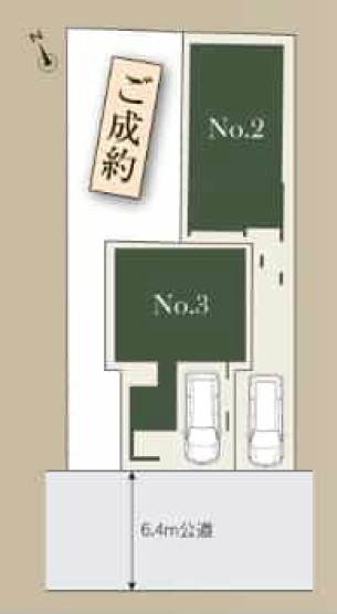 仲介手数料無料　横浜市中区本牧町２丁目の区画図