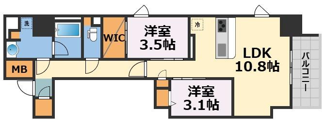 アーバネックス堺筋本町の間取り