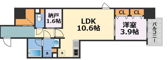 アーバネックス堺筋本町の間取り
