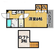 ボンジュール西明石の間取り