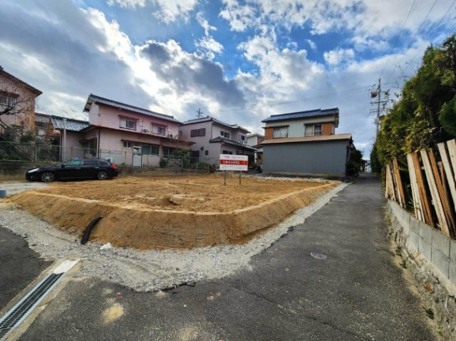知多郡東浦町大字石浜字平林　売り土地の前面道路含む現地写真|前面道路含む現地写真です