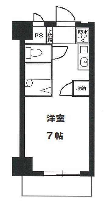 シェグランほり川の間取り