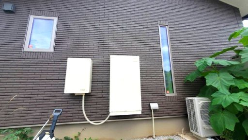 寄居町赤浜　中古住宅平屋建（太陽光発電付ｵｰﾙ電化住宅）の発電・温水設備