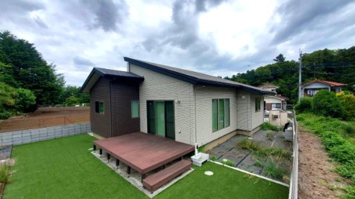 寄居町赤浜　中古住宅平屋建（太陽光発電付ｵｰﾙ電化住宅）の外観