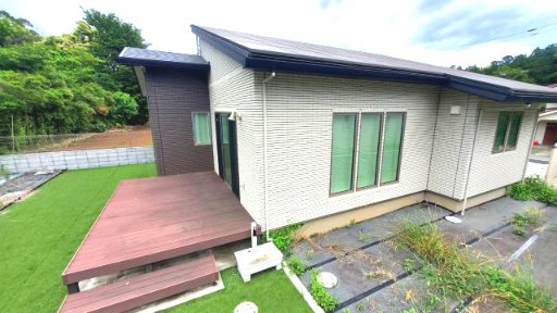 寄居町赤浜　中古住宅平屋建（太陽光発電付ｵｰﾙ電化住宅）の外観