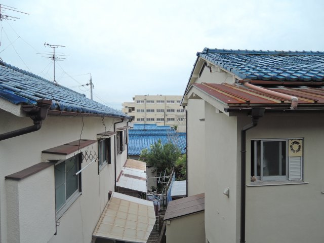 高槻市如是町のアパートの展望