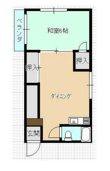 【間取り】 | 高知市上町１丁目