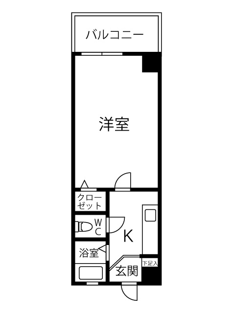 糟屋郡志免町南里６丁目の賃貸マンションの間取り