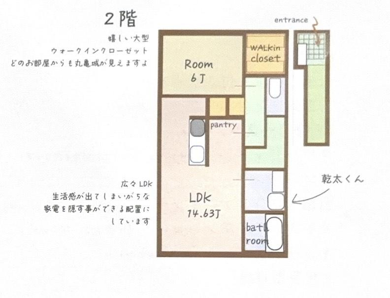 Le Printemps　A棟の間取り
