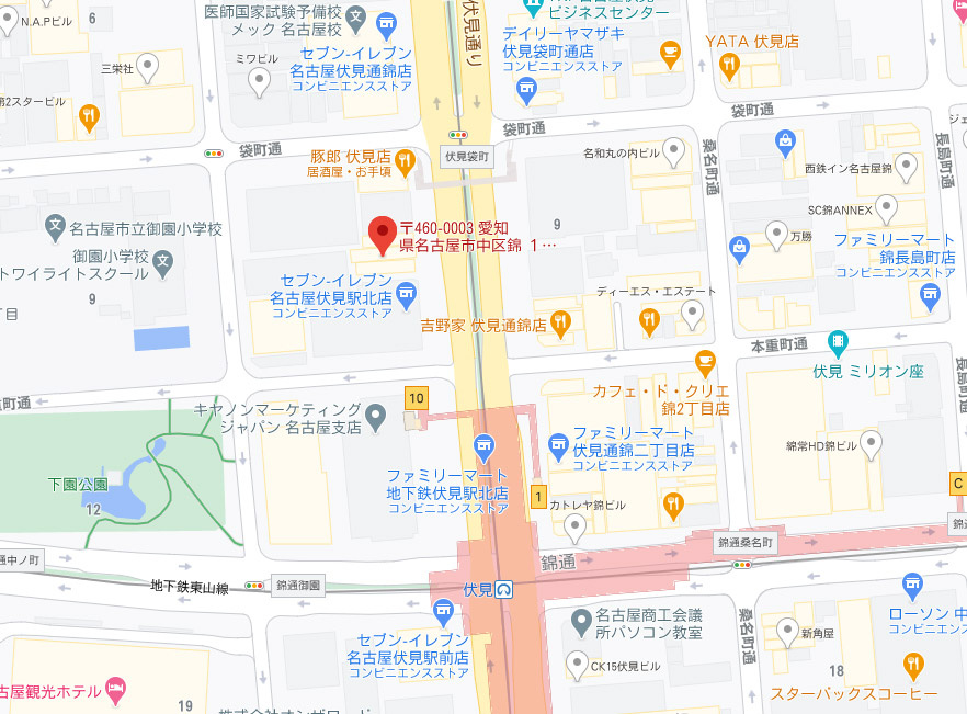 Lumiriz　Fushimi　ルミライズ伏見の地図