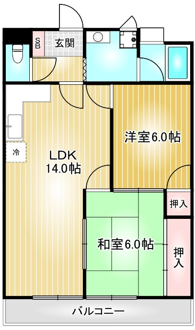 スカイメゾン｜名古屋市の賃貸ならMy賃貸の間取り|スカイメゾン