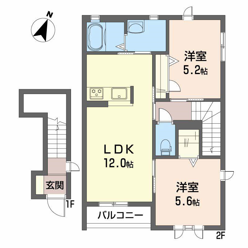 Bear Hill MACHIDAの間取り