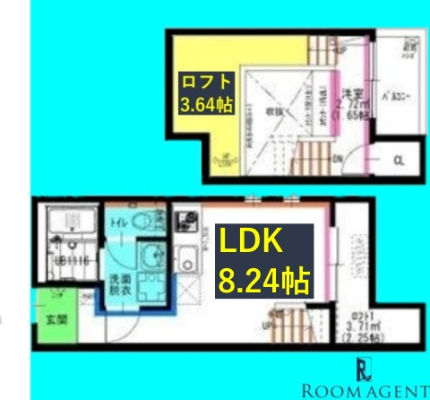 RadIAnce名城公園 S棟の間取り