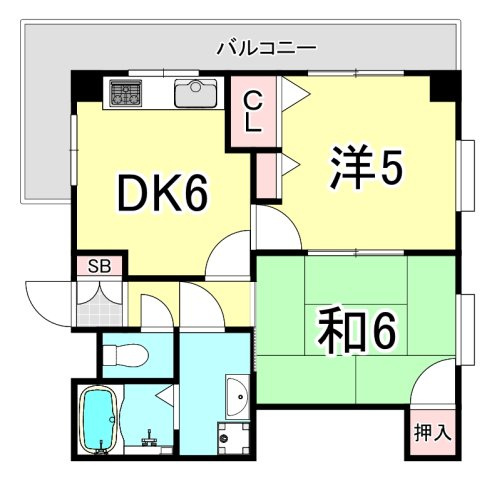ゴーティ甲子園1番館の間取り
