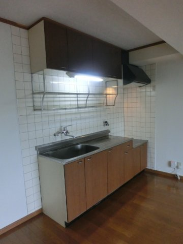 熊本市南区土河原町の賃貸マンションのキッチン