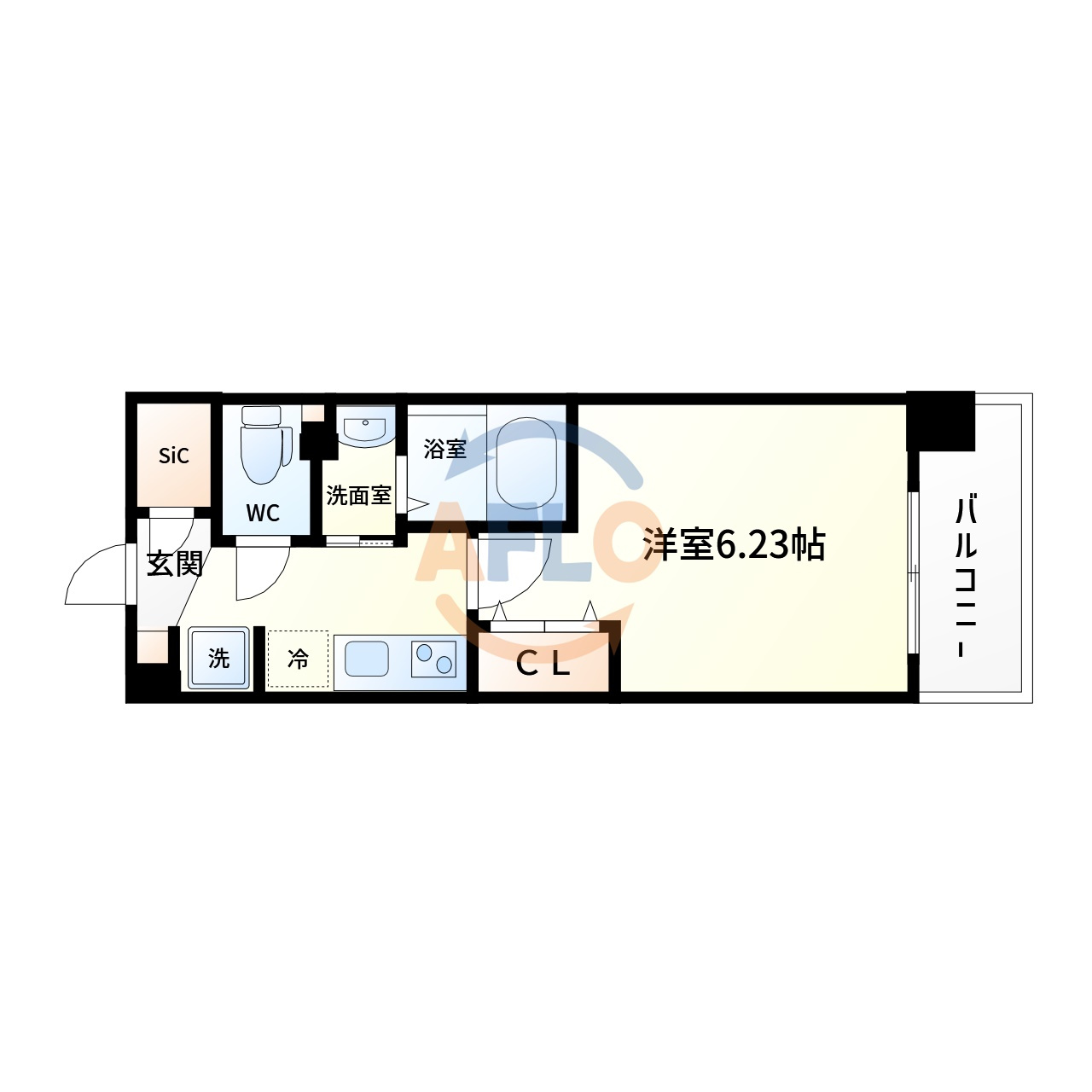 Luxe布施南Ⅱの間取り|Luxe布施南Ⅱ　間取り