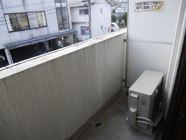 マリオン津山Ⅰのバルコニー