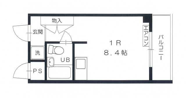 小松コーポ御幸の間取り|小松コーポ御幸　307号