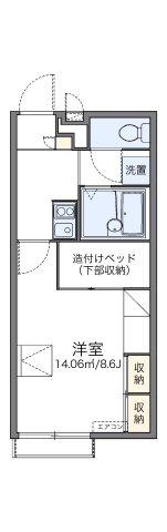 レオパレス平針黒石の間取り