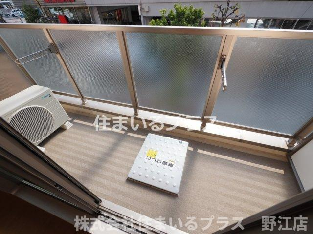 セジュール野江のバルコニー
