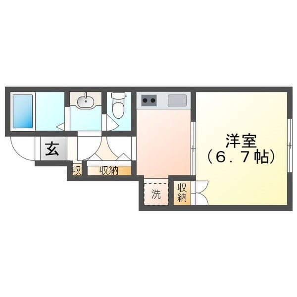 サンフォルテ三木西の間取り