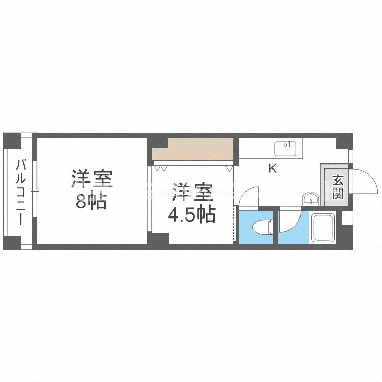 トーカイプラザ　壱号館の間取り