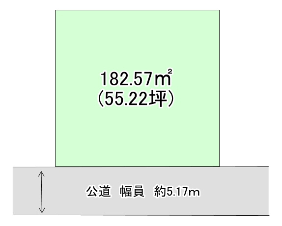 仙台市青葉区子平町　土地の土地図