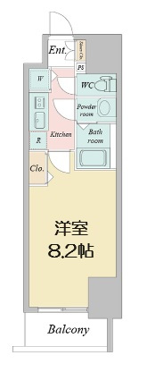 【間取り】 | プライムアーバン御堂筋本町