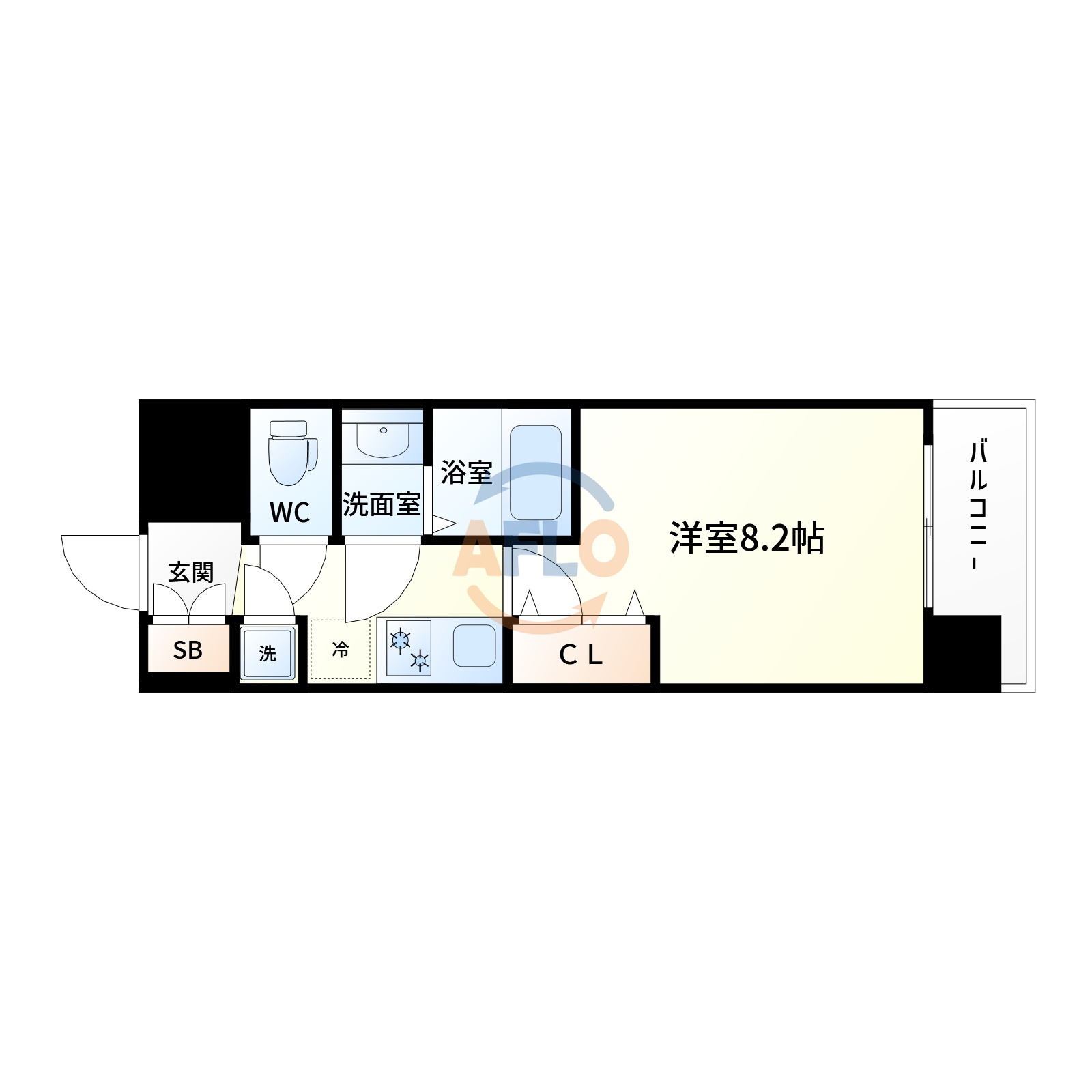 セレニテ江坂ミラクの間取り|セレニテ江坂ミラク　間取り