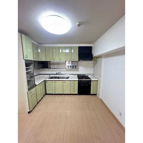 熊本市中央区水道町の賃貸マンションのキッチン