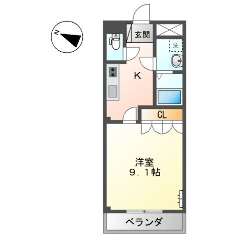 ルミナスアネックスの間取り