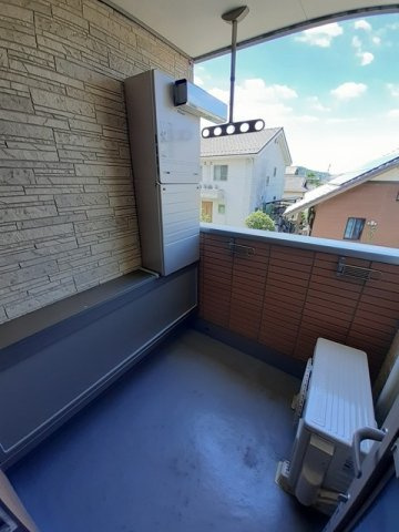 エーデルワイスのバルコニー|落ち着いた時間を過ごせるバルコニーです