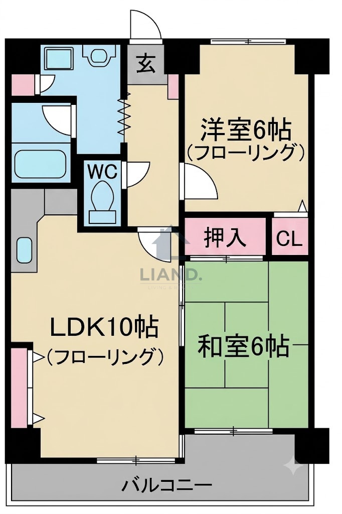 ニューライフ天神　舞鶴小学校区の間取り|ニューライフ天神