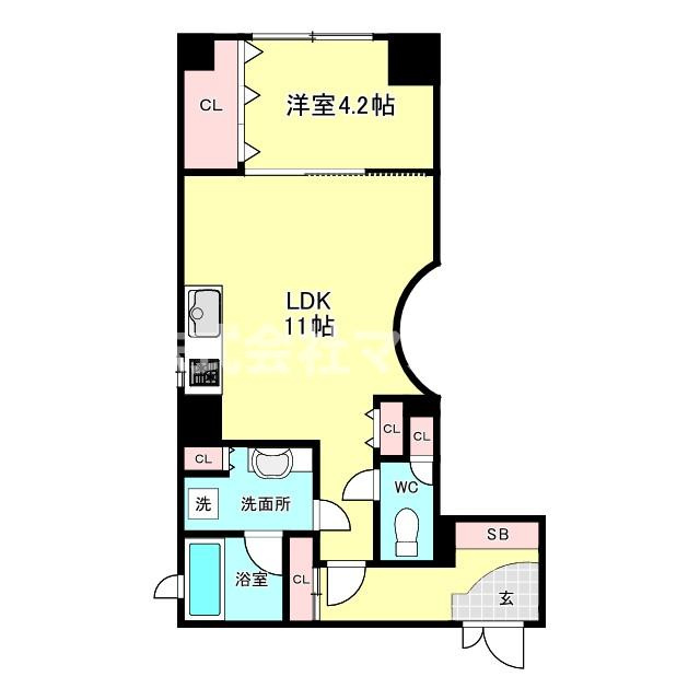 シティライフ京町堀の間取り