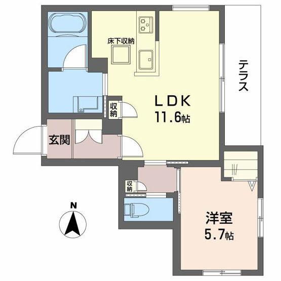 【間取り】 | ティーエヌ伍番館