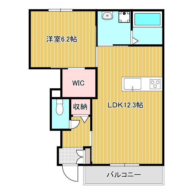 エスポワールミニオンⅢの間取り