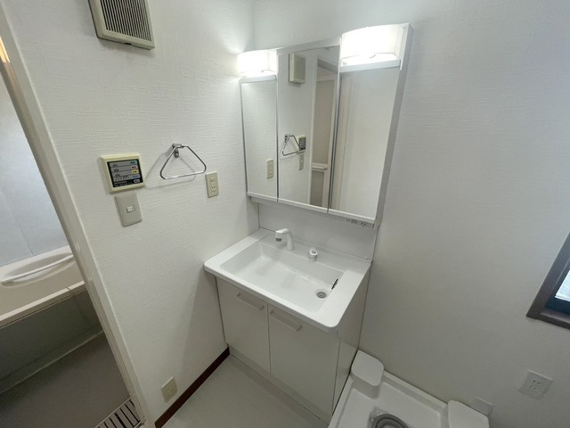 共進町戸建の洗面所
