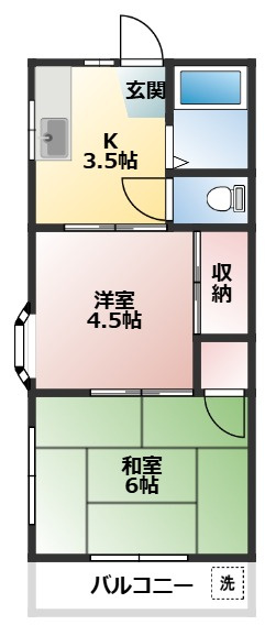 サンロードハイムの間取り
