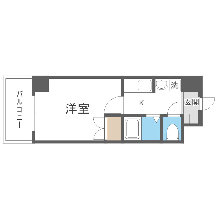 メゾンシティ鷺洲の間取り