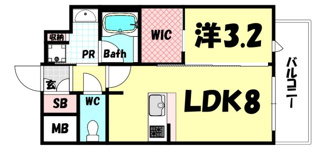 【間取り】 | レオンコンフォート神戸ハーバーウエスト