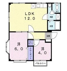 シティハイツＴＯＫＩの間取り